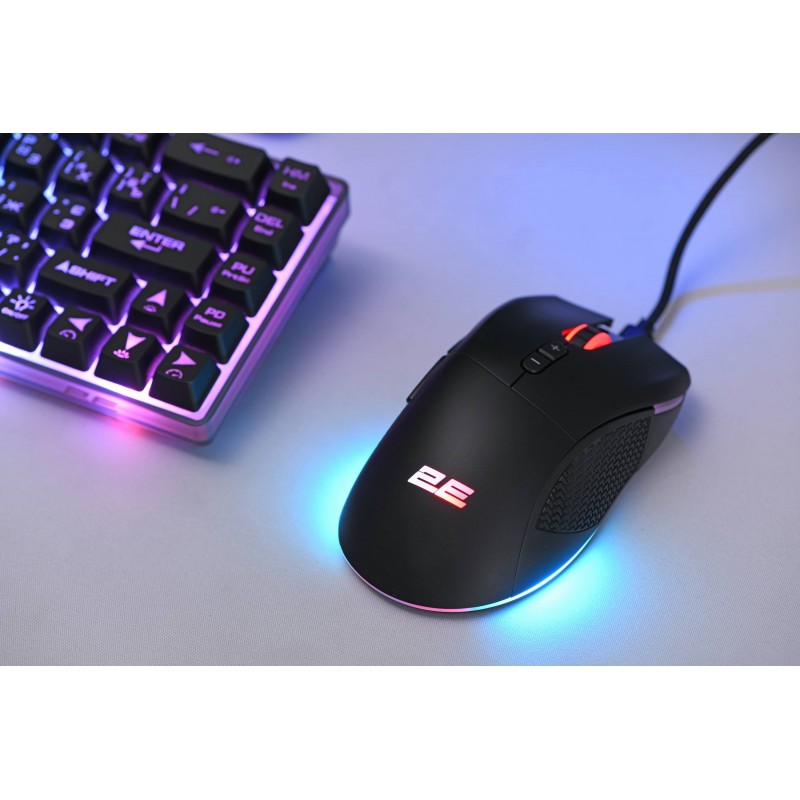 2E Gaming Миша MG350 WL, RGB USB Black