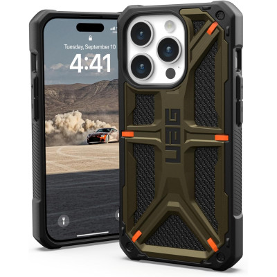 UAG Чохол для Apple iPhone 15 Pro Monarch, Kevlar Elemental Green