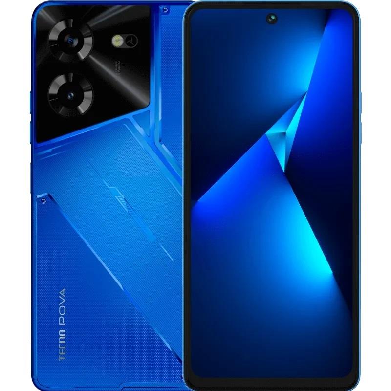 TECNO Смартфон POVA 5 (LH7n) 6.78" 8/256GB, 2SIM, 6000mAh, Hurricane Blue