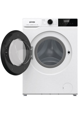 Gorenje Пральна машина фронтальна, 8кг, 1400, A+++, 55см, дисплей, пара, інвертор, білий
