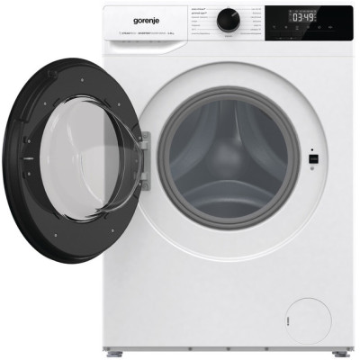 Gorenje Пральна машина фронтальна, 8кг, 1400, A+++, 55см, дисплей, пара, інвертор, білий
