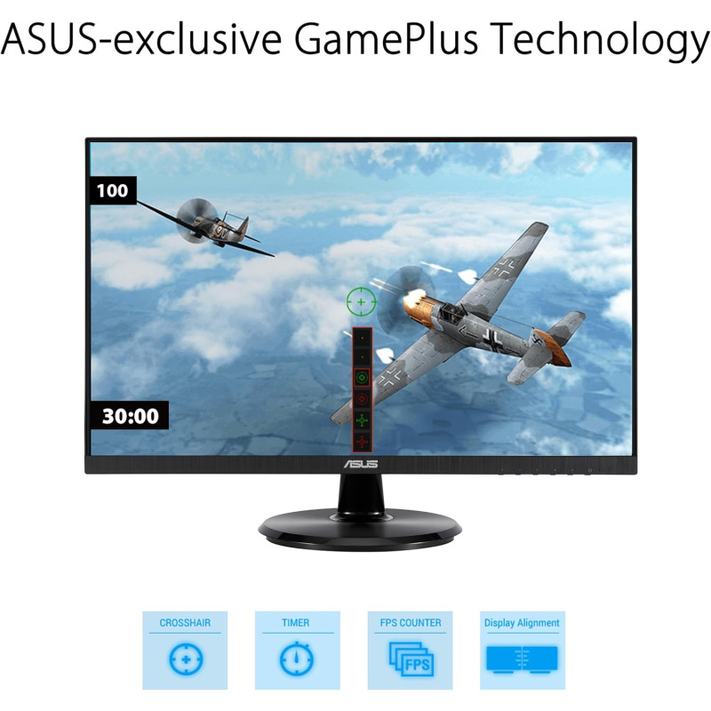 ASUS Монітор 27" VA27DQFR D-Sub, HDMI, DP, MM, IPS, 100Hz, 1ms, AdaptiveSync