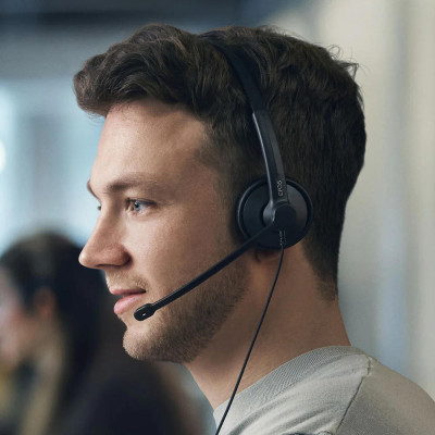 Epos Гарнітура комп'ютерна моно On-Ear IMPACT 100 MS, USB C + A, Microsoft Teams, односпрямований, 2м, Чорний