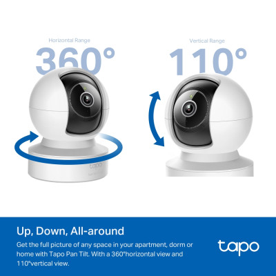 TP-Link IP-камера Tapo C232 5MP N300 microSD motion detection. AI