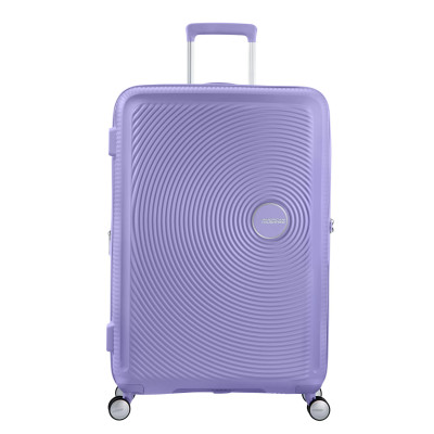 American Tourister Валіза American Tourister, Soundbox, поліпропілен, велика, 77см, 97/110л, TSA, 4 колеса, EXP, лавандовий