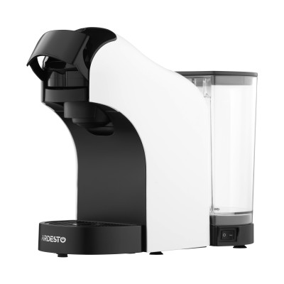 ARDESTO Кофеварка капсульна, 0.8л, капсули Nespresso, Nescafe Dolce Gusto, мелена кофе, сенсорне керування, білий