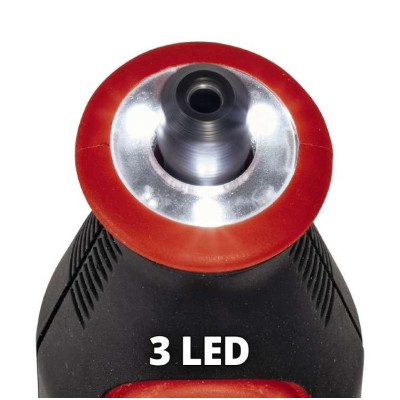 Einhell Шліфмашина шліфувально-гравірувальна акумуляторна TE-MT 7.2LI 7.2В 5500-26000об·хв 51 насадка 1.2кг