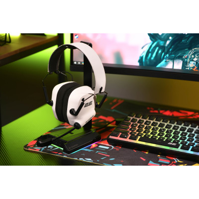 2E Gaming Гарнітура ігрова HG365, BT/WL, білий 2E Gaming Гарнітура ігрова HG365, BT/WL, білий