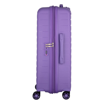 2E Валіза, Aero, поліпропілен, середня, 63/78 л, TSA, 4 колеса, EXP, лавандовий 2E Валіза, Aero, поліпропілен, середня, 63/78 л, TSA, 4 колеса, EXP, лавандовий