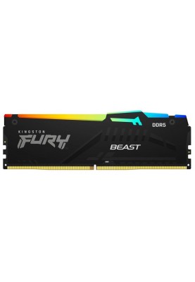 Kingston Пам'ять ПК DDR5 16GB 5600 Beast Black RGB