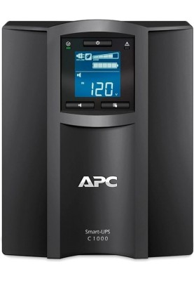 APC Джерело безперебійного живлення Smart-UPS C 1000VA/600W, LCD, USB, SmartConnect, 8xC13