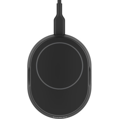 Belkin Зарядний пристрій бездротовий 15Вт Magnetic Stand Qi2, адаптер 20Вт USB-C, чорний