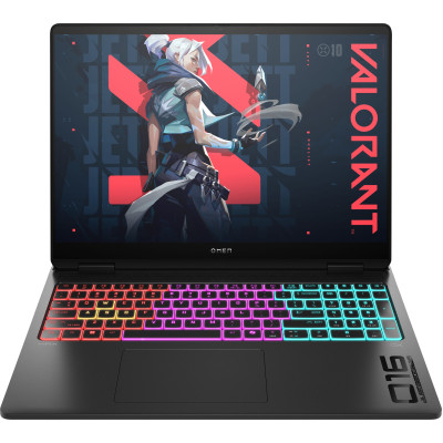 HP Ноутбук HP OMEN 16-ak0005ua 16" 2K IPS AG, AMD AI 7350, 32GB, F1024GB, NVD5060-8, DOS, чорний