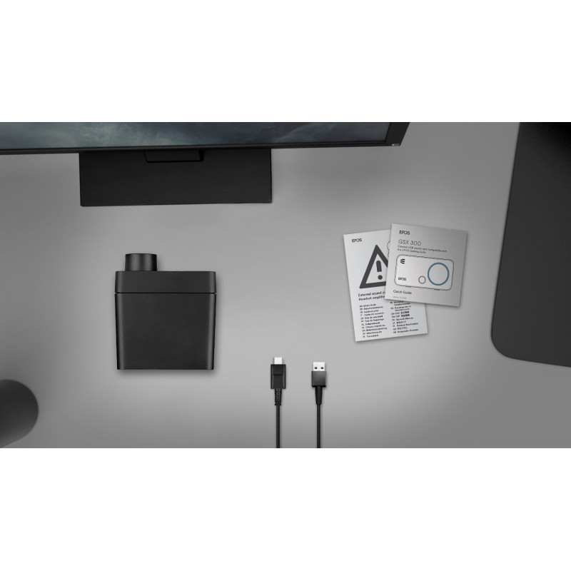 Epos Звукова карта зовнішня GSX 300, 7.1, black