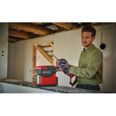 Einhell Кофемашина акумуляторна TE-CF 18 Li - Solo PXC 18В 240мл 80°С 1.2кг без АКБ та ЗП Einhell Кофемашина акумуляторна TE-CF 18 Li - Solo PXC 18В 240мл 80°С 1.2кг без АКБ та ЗП