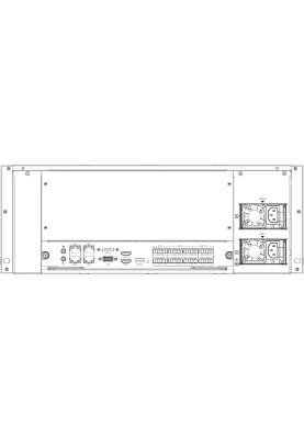 Tiandy Відеореєстратор TC-R324160 Spec:E/B/R/N/V4.1, 160ch, 24HDD, 4K, 4xRJ45, RPS