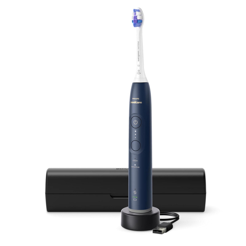 Philips Щітка зубна електр., Sonicare 6100 Series, 62т. колив/хв, насадок-1, футляр, синій