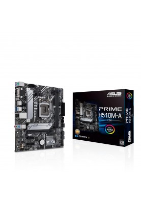 ASUS Материнcька плата PRIME H510M-A s1200 H510 2xDDR4 HDMI-DP-VGA mATX