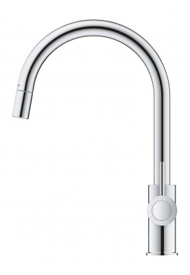 Grohe Змішувач для кухні BauClassic, довж.виливу - 215мм, поворотний, 1важіль, хром