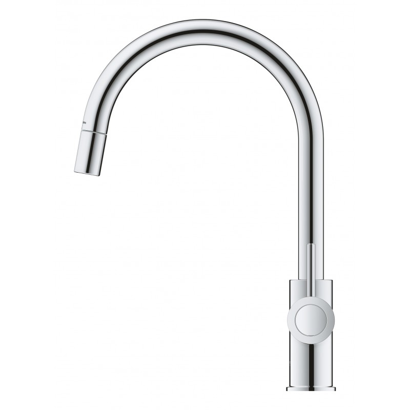 Grohe Змішувач для кухні BauClassic, довж.виливу - 215мм, поворотний, 1важіль, хром