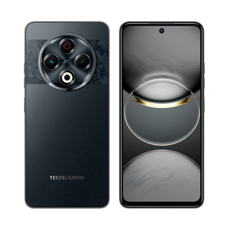 TECNO Смартфон Spark 30 (KL6) 6.78" 8/128ГБ, 2SIM, 5000мА•год, Stellar Shadow