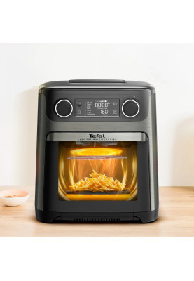 Tefal Мультипіч Easy Fry Multifunctional, 1800Вт, механічне керув., 9 програм, пластик, чорний