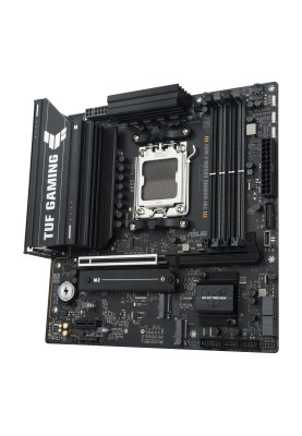 ASUS Материнська плата TUF GAMING B850M-E WIFI sAM5 B850 4xDDR5 M.2 HDMI DP WiFi BT mATX