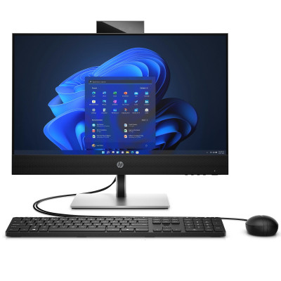 HP Комп'ютер персональний моноблок HP ProOne 440-G9 23.8" FHD IPS Touch, Intel i5-14500T, 16GB, F512GB, UMA, WiFi, кл+м, 2р, Win11P, чорний