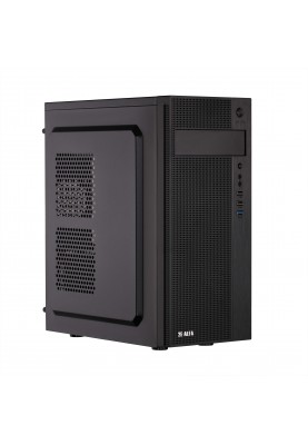 2E Корпус Alfa E185-400 з БЖ 2E ATX400W, 1xUSB3.0, 2xUSB2.0, VGA 310мм, ATX, чорний