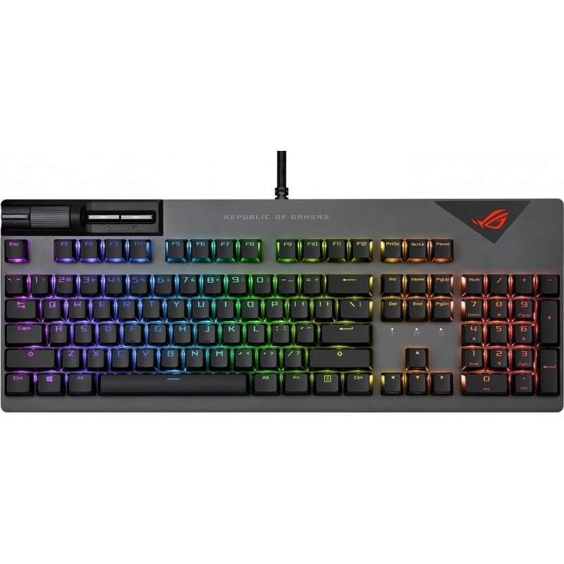 ASUS Клавіатура ROG Strix Flare II LED 104key NX Red USB US Black/Grey