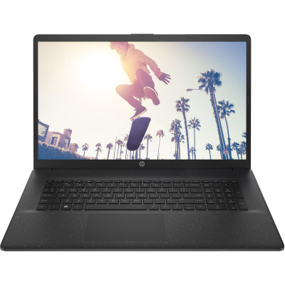 HP Ноутбук 17-cp2021ua 17.3" FHD IPS AG, AMD R5-7520U, 8GB, F1024GB, UMA, DOS, чорний