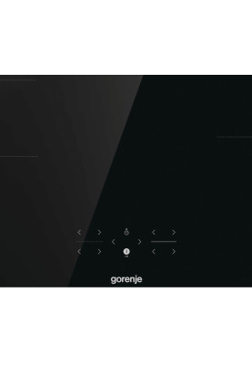 Gorenje Варильна поверхня Gorenje індукційна, 80см, PowerBoost, TouchControl, поєднання конфорок, чорний