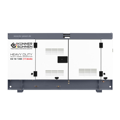 Könner & Söhnen Генератор дизельний KS 18-1XM, 230В, 17.6кВт, електростартер, двигун Xinchai, 732кг