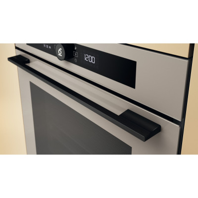 Whirlpool Духова шафа Whirlpool електрична, 73л, A+, дисплей, конвекція, піроліз, телескопічні напрямні, бежевий