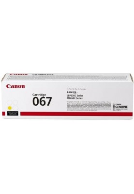 Canon Картридж 067 MF651Cw/MF655Cdw/MF657Cdw/LBP631Cw/LBP633Cdw Yellow (1350 стор.)