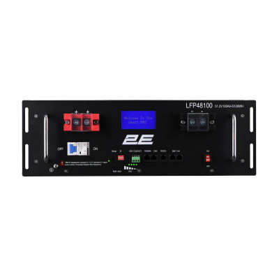 2E Акумуляторна батарея LFP48, 48В, 100А•год, 19` Touch-LCD 16S