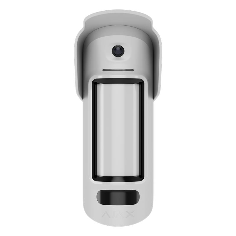 Ajax Датчик руху вуличний з можливістю встановлення на висоті MotionCam Outdoor HighMount, PhOD, Jeweler, бездротовий, білий