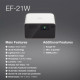 Epson Проектор EF-21W FHD, 1000 lm, LASER, 1, Google TV, Diamond White