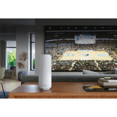 NETGEAR Система WiFi-Mesh Orbi RBE370 сателіт, BE5000, білий
