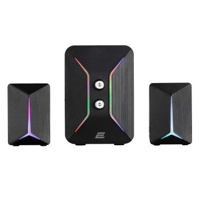 2E Акустична система PCS301 RGB, 2.1, USB, Black