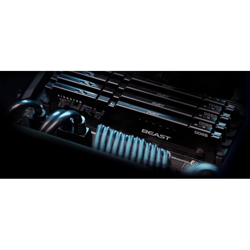 Kingston Пам'ять ПК DDR5 16GB 5200 FURY Beast Black EXPO