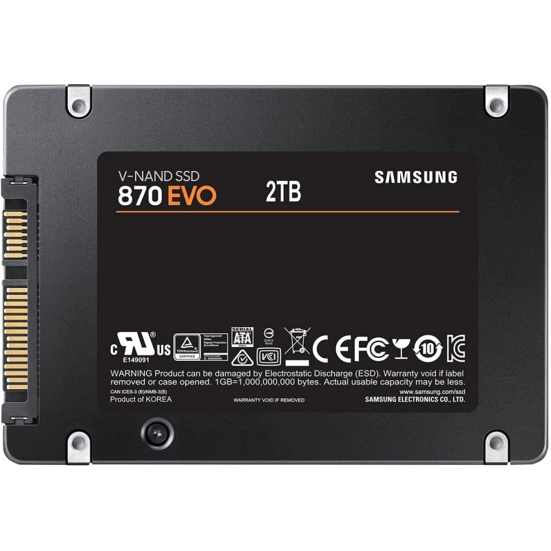 Samsung Накопичувач SSD 2.5" 2TB SATA 870EVO