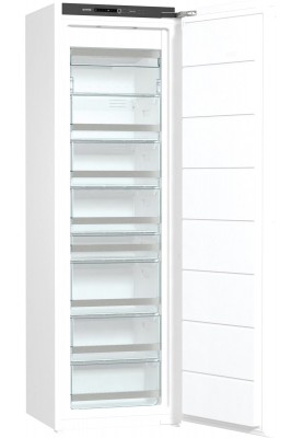 Gorenje Морозильна камера вбудована, 177x56х55, 212л, А++, NF, диспл внутр., білий