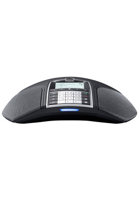 Panasonic Конференц-телефон IP KX-HDV800RU 1xFE LAN, 1xUSB Mini-B, 3xRJ11, BT, NFC, SIP, PoE, монохромний дисплей