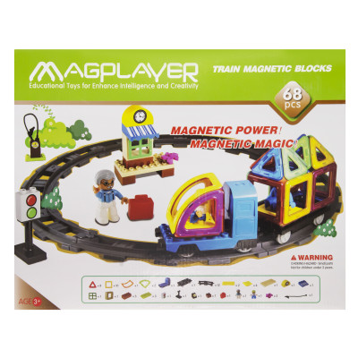 MagPlayer Конструктор магнітний 68 од. (MPK-68)