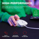 Trust Миша GXT924 YBAR+, USB-A, Білий