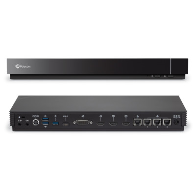 Poly Кодек G7500, 4K, сертифікати Microsoft Teams, Zoom Rooms, чорний