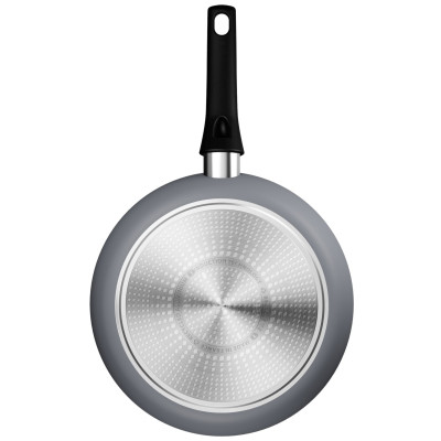 Tefal Сковорода Halo, 28см, алюміній, бакеліт, сірий Tefal Сковорода Halo, 28см, алюміній, бакеліт, сірий