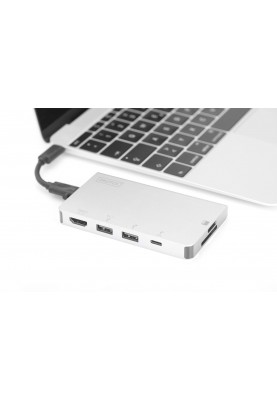 Digitus Док-станція Travel USB-C, 6 Port