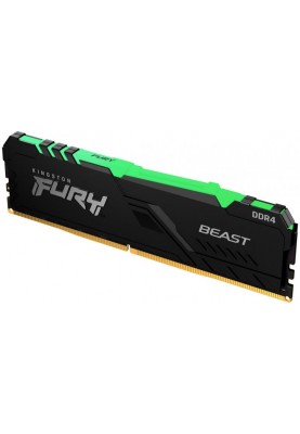 Kingston Пам'ять ПК DDR4 32GB KIT (16GBx2) 3200 FURY Beast RGB